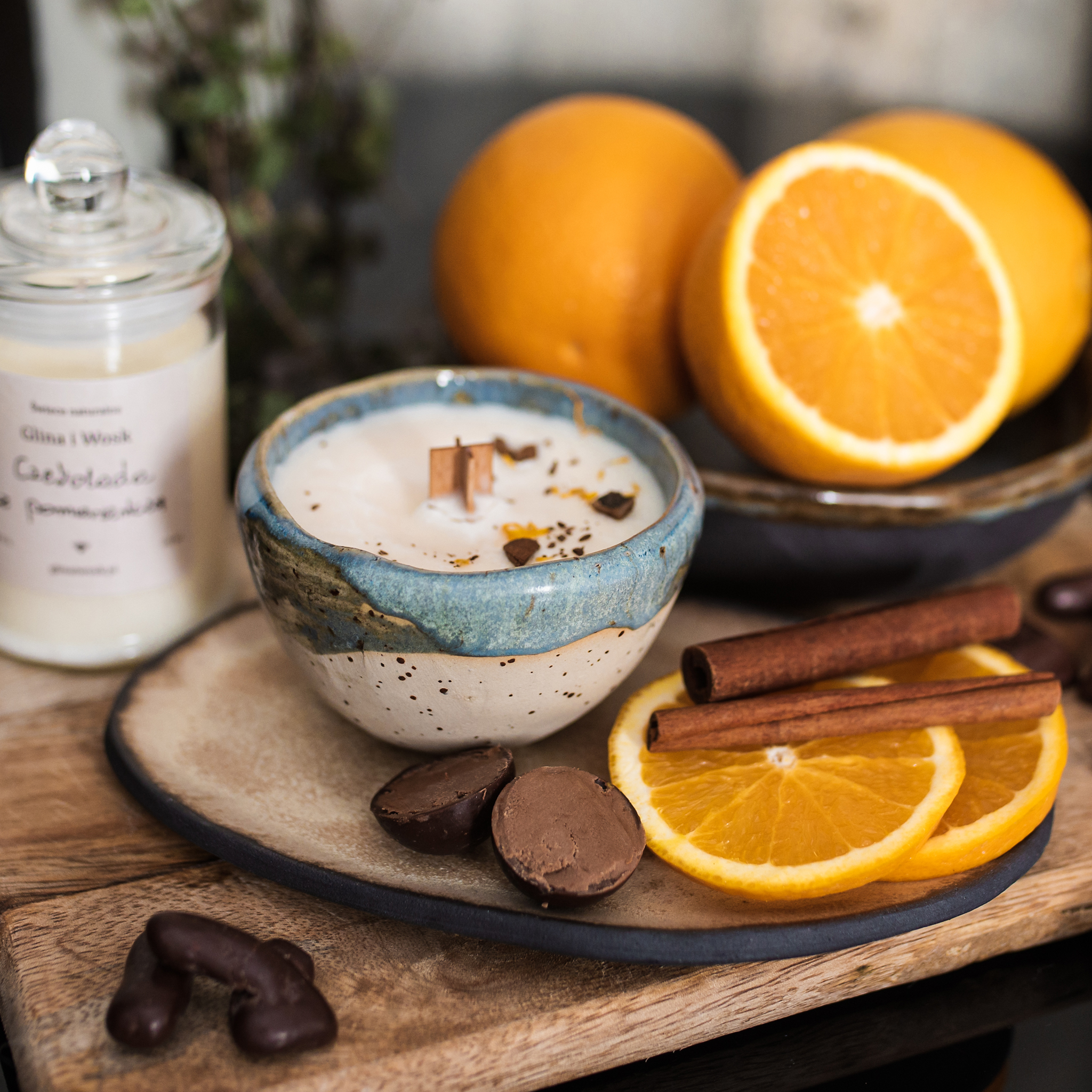 Świece naturalne Glina i Wosk