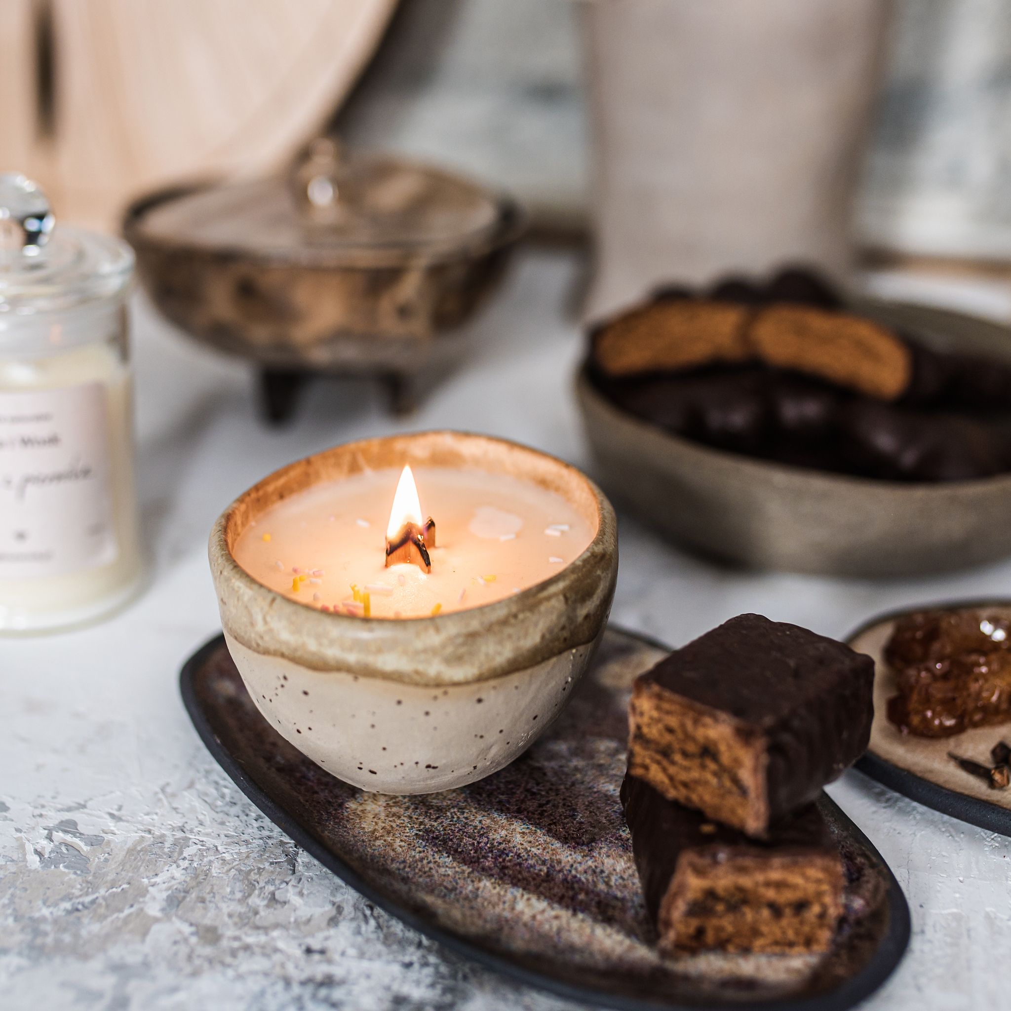 Świece naturalne Glina i Wosk