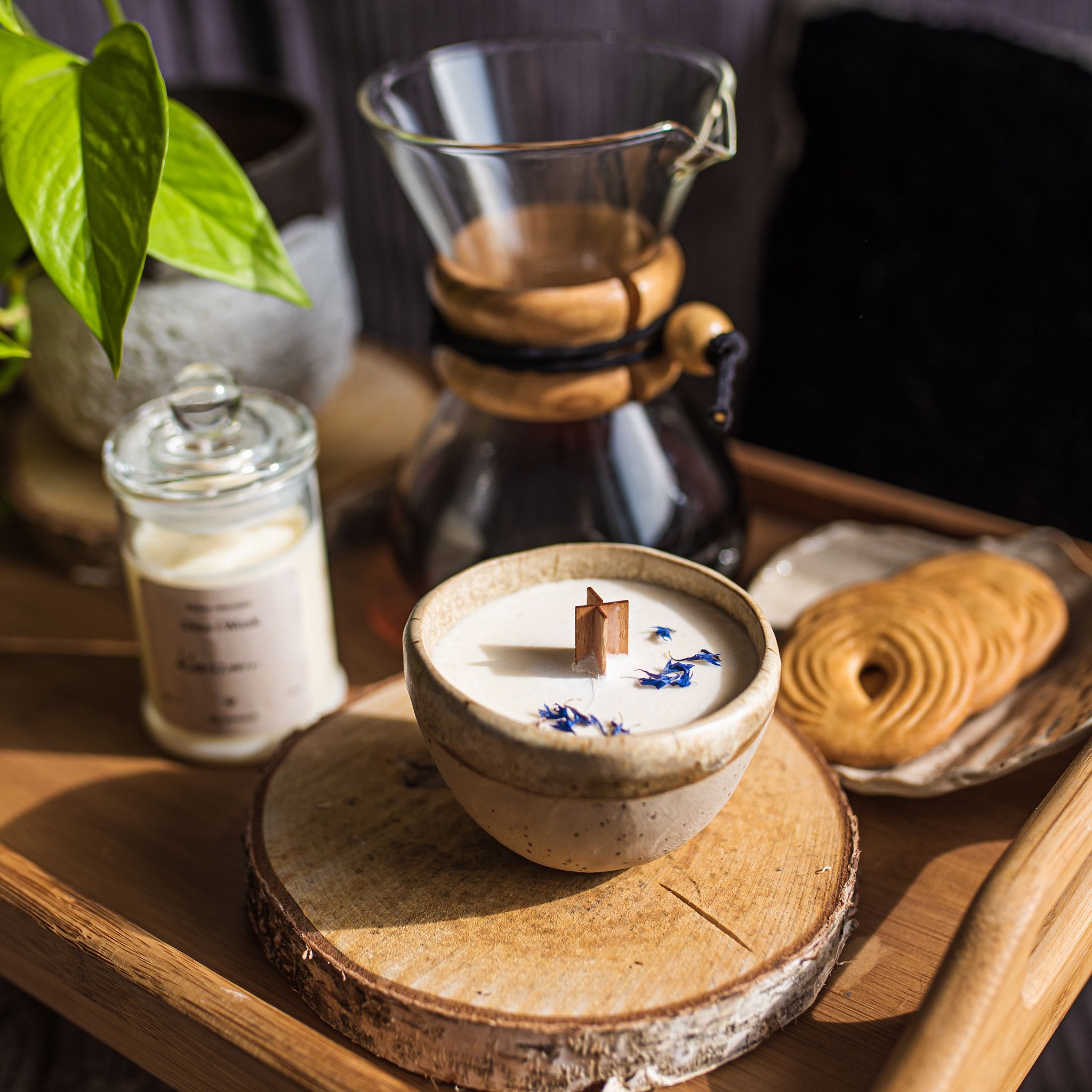 Świece naturalne Glina i Wosk